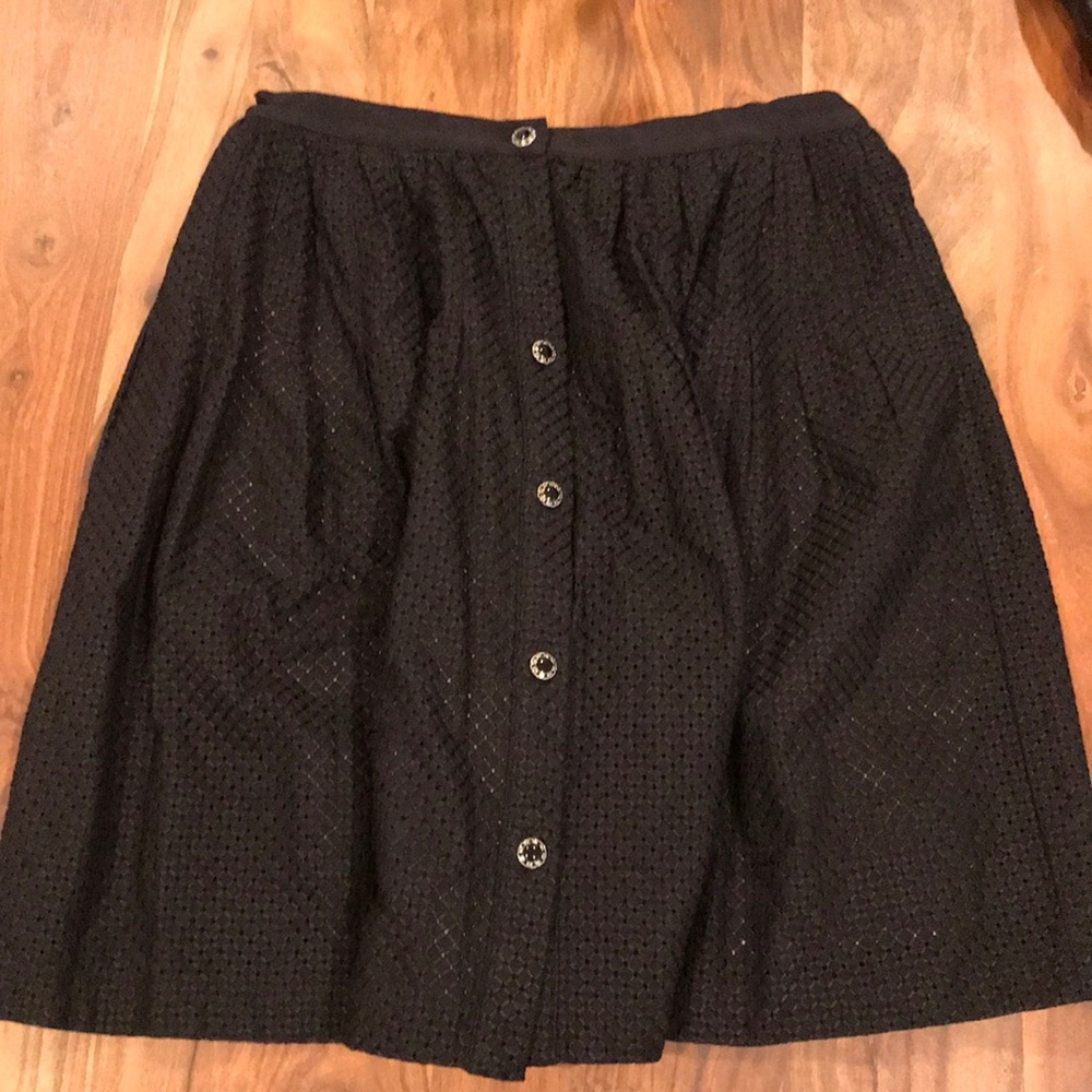 The Kooples Black High Waisted Skirt